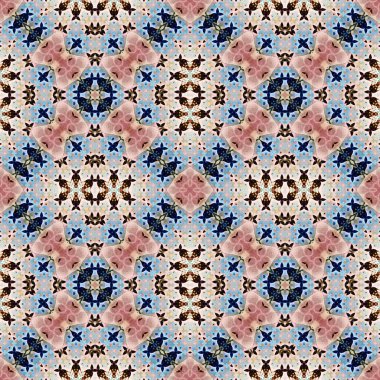 Kusursuz simetrik desen. Doku soyuttur. Soyut sonsuz simetrik arkaplan