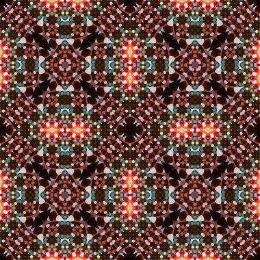 Kusursuz simetrik desen. Doku soyuttur. Soyut sonsuz simetrik arkaplan