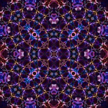 Kusursuz bir desen. Doku soyuttur. Arkaplan simetriktir ve tekrarlar