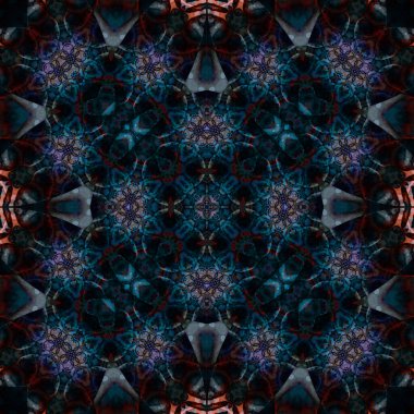 Kusursuz bir desen. Doku soyuttur. Arkaplan simetriktir ve tekrarlar