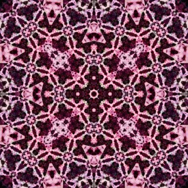 Kusursuz bir desen. Doku soyuttur. Arkaplan simetriktir ve tekrarlar