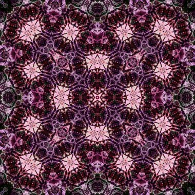 Kusursuz bir desen. Doku soyuttur. Arkaplan simetriktir ve tekrarlar