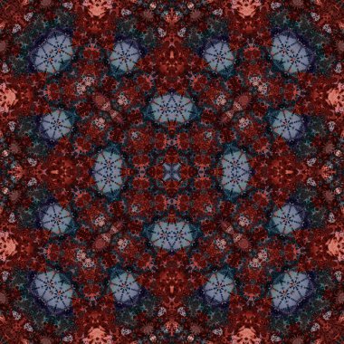 Kusursuz bir desen. Doku soyuttur. Arkaplan simetriktir ve tekrarlar