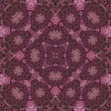 Kusursuz bir desen. Doku soyuttur. Arkaplan simetriktir ve tekrarlar