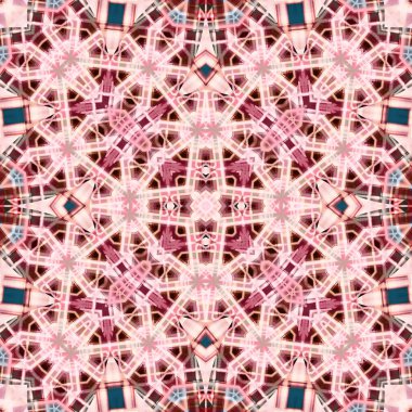 Kusursuz bir desen. Doku soyuttur. Arkaplan simetriktir ve tekrarlar