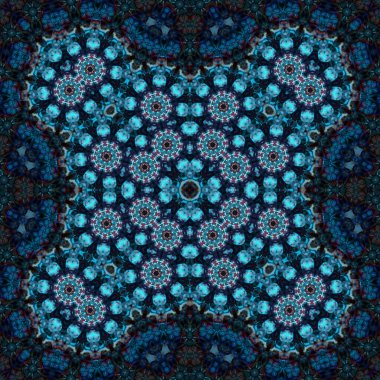 Kusursuz bir desen. Doku soyuttur. Arkaplan simetriktir ve tekrarlar