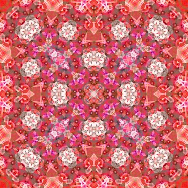 Kusursuz bir desen. Doku soyuttur. Arkaplan simetriktir ve tekrarlar