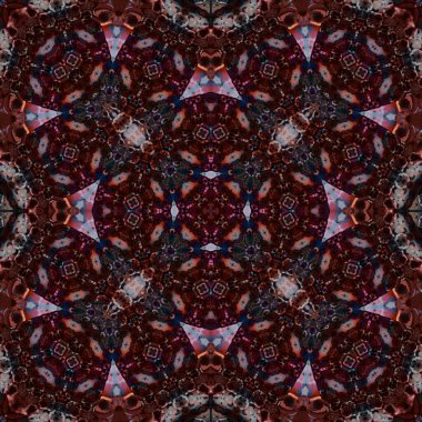 Kusursuz bir desen. Doku soyuttur. Arkaplan simetriktir ve tekrarlar