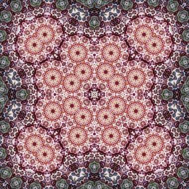 Kusursuz bir desen. Doku soyuttur. Arkaplan simetriktir ve tekrarlar