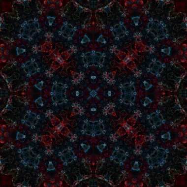 Kusursuz bir desen. Doku soyuttur. Arkaplan simetriktir ve tekrarlar