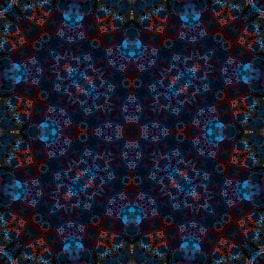 Kusursuz bir desen. Doku soyuttur. Arkaplan simetriktir ve tekrarlar