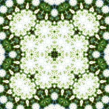 Kusursuz bir desen. Doku soyuttur. Arkaplan simetriktir ve tekrarlar