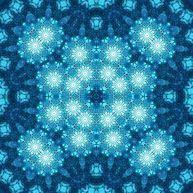 Kusursuz bir desen. Doku soyuttur. Arkaplan simetriktir ve tekrarlar