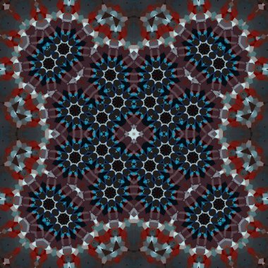 Kusursuz bir desen. Doku soyuttur. Arkaplan simetriktir ve tekrarlar