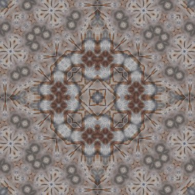 Kusursuz soyut simetrik harika desen. Kaleydoskop deseni dokusu