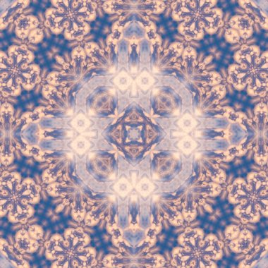 Kusursuz soyut simetrik harika desen. Kaleydoskop deseni dokusu