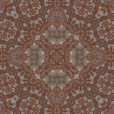 Kusursuz soyut simetrik harika desen. Kaleydoskop deseni dokusu