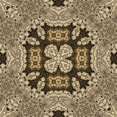 Kusursuz soyut simetrik harika desen. Kaleydoskop deseni dokusu