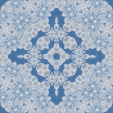 Kusursuz soyut simetrik harika desen. Kaleydoskop deseni dokusu