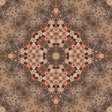 Kusursuz soyut simetrik harika desen. Kaleydoskop deseni dokusu