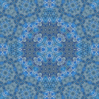 Kusursuz soyut simetrik harika desen. Kaleydoskop deseni dokusu