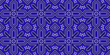 Kusursuz desenli afiş, mavi ve beyaz. Mutlu noeller. - Mutlu yıllar. Buz ve kar taneleri deseni