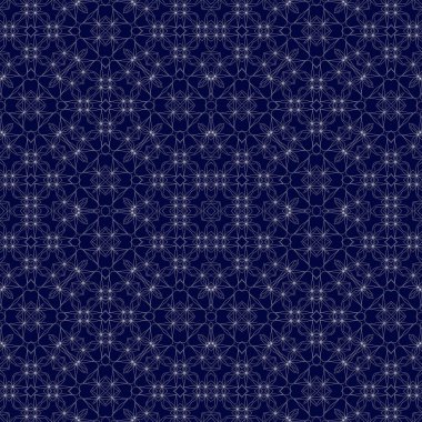 Kusursuz bir Noel deseni. Noel arka planı mavisi. Kar tanesi deseni. Mutlu yıllar.