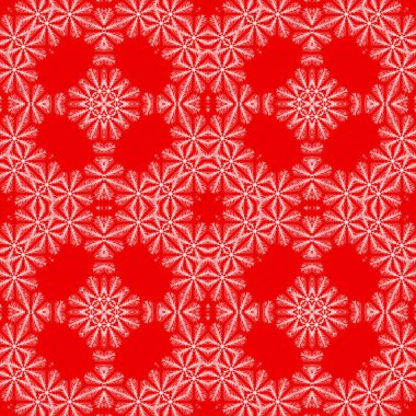 Kusursuz bir Noel deseni. Kırmızı Noel arkaplanı. Mutlu noeller. Mutlu yıllar..