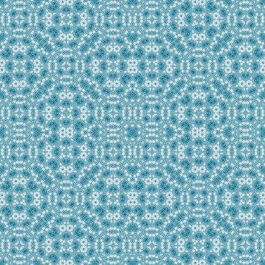 Kusursuz bir Noel deseni. Noel arka planı mavisi. Kar tanesi deseni. Mutlu yıllar.