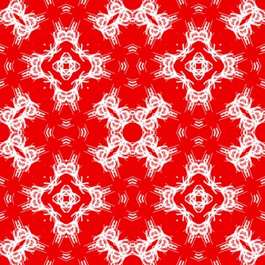 Kusursuz bir Noel deseni. Kırmızı Noel arkaplanı. Mutlu noeller. Mutlu yıllar..