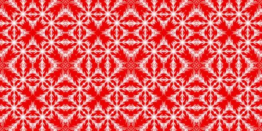 Kusursuz bir Noel deseni. Noel afişi kırmızı. Buz deseni. Mutlu yıllar..