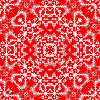 Kusursuz bir Noel deseni. Kırmızı Noel arkaplanı. Mutlu noeller. Mutlu yıllar..