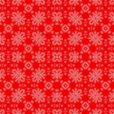 Kusursuz bir Noel deseni. Kırmızı Noel arkaplanı. Mutlu noeller. Mutlu yıllar..