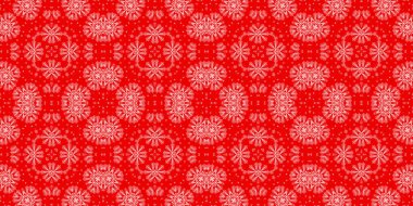 Kusursuz bir Noel deseni. Noel afişi kırmızı. Buz deseni. Mutlu yıllar..