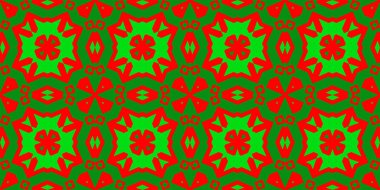 Kusursuz desenli pankart kırmızı ve yeşil. Kırmızı ve yeşil Noel şablonu. Mutlu noeller. Mutlu yıllar..