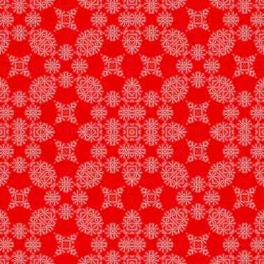 Kusursuz bir Noel deseni. Kırmızı Noel arkaplanı. Mutlu noeller. Mutlu yıllar..