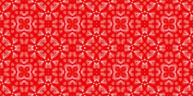 Kusursuz bir Noel deseni. Noel afişi kırmızı. Buz deseni. Mutlu yıllar..