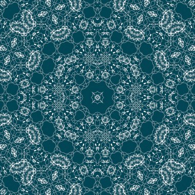 Kusursuz bir Noel deseni. Noel arka planı mavisi. Kar tanesi deseni. Mutlu yıllar.