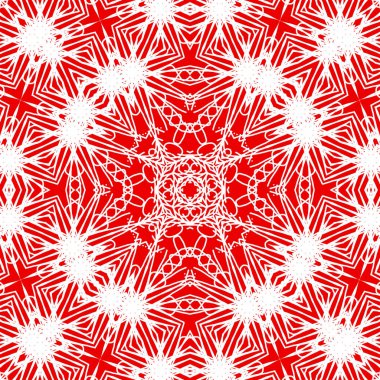 Kusursuz bir Noel deseni. Kırmızı Noel arkaplanı. Mutlu noeller. Mutlu yıllar..