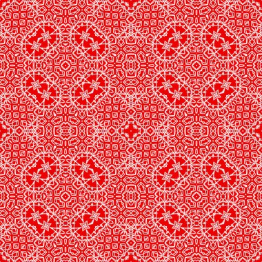 Kusursuz bir Noel deseni. Kırmızı Noel arkaplanı. Mutlu noeller. Mutlu yıllar..