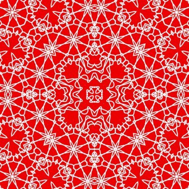 Kusursuz bir Noel deseni. Kırmızı Noel arkaplanı. Mutlu noeller. Mutlu yıllar..