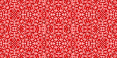 Kusursuz bir Noel deseni. Noel afişi kırmızı. Buz deseni. Mutlu yıllar..