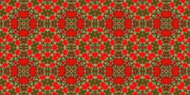 Kusursuz desenli pankart kırmızı ve yeşil. Kırmızı ve yeşil Noel şablonu. Mutlu noeller. Mutlu yıllar..