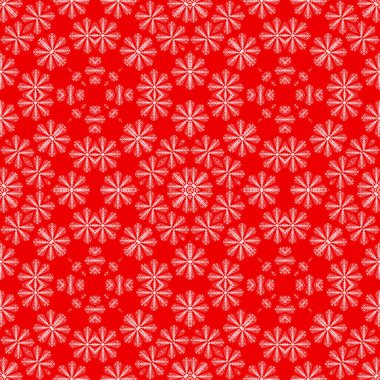 Kusursuz bir Noel deseni. Kırmızı Noel arkaplanı. Mutlu noeller. Mutlu yıllar..