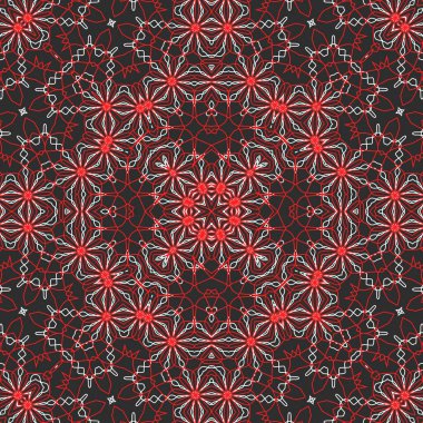 Kusursuz bir Noel deseni. Kırmızı Noel arkaplanı. Mutlu noeller. Mutlu yıllar..