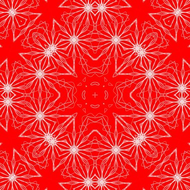 Kusursuz bir Noel deseni. Kırmızı Noel arkaplanı. Mutlu noeller. Mutlu yıllar..