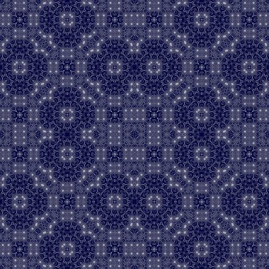 Kusursuz bir Noel deseni. Noel arka planı mavisi. Kar tanesi deseni. Mutlu yıllar.