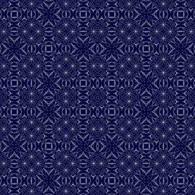 Kusursuz bir Noel deseni. Noel arka planı mavisi. Kar tanesi deseni. Mutlu yıllar.