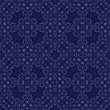 Kusursuz bir Noel deseni. Noel arka planı mavisi. Kar tanesi deseni. Mutlu yıllar.