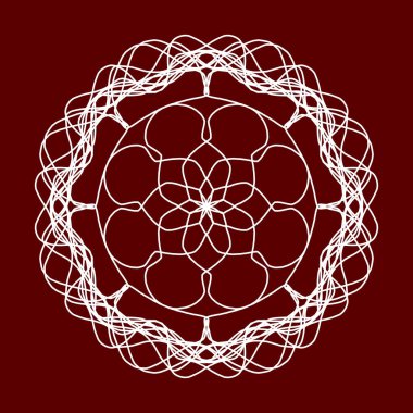 Kırmızı arka planda kar taneleri. Kusursuz kar taneleri deseni. Noel arkaplanı. Mutlu yıllar.